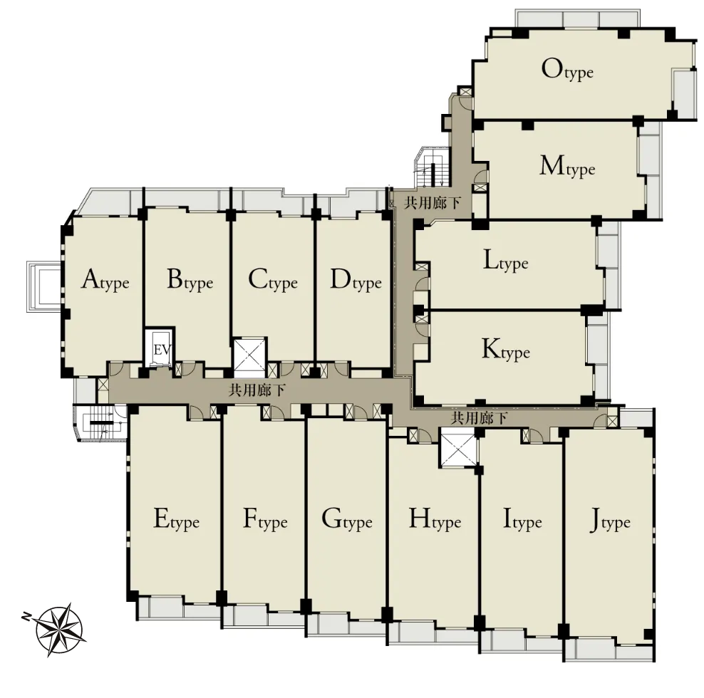 住戸配置概念図
