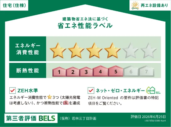 BELS 建築物省エネ法に基づく省エネ性能ラベル